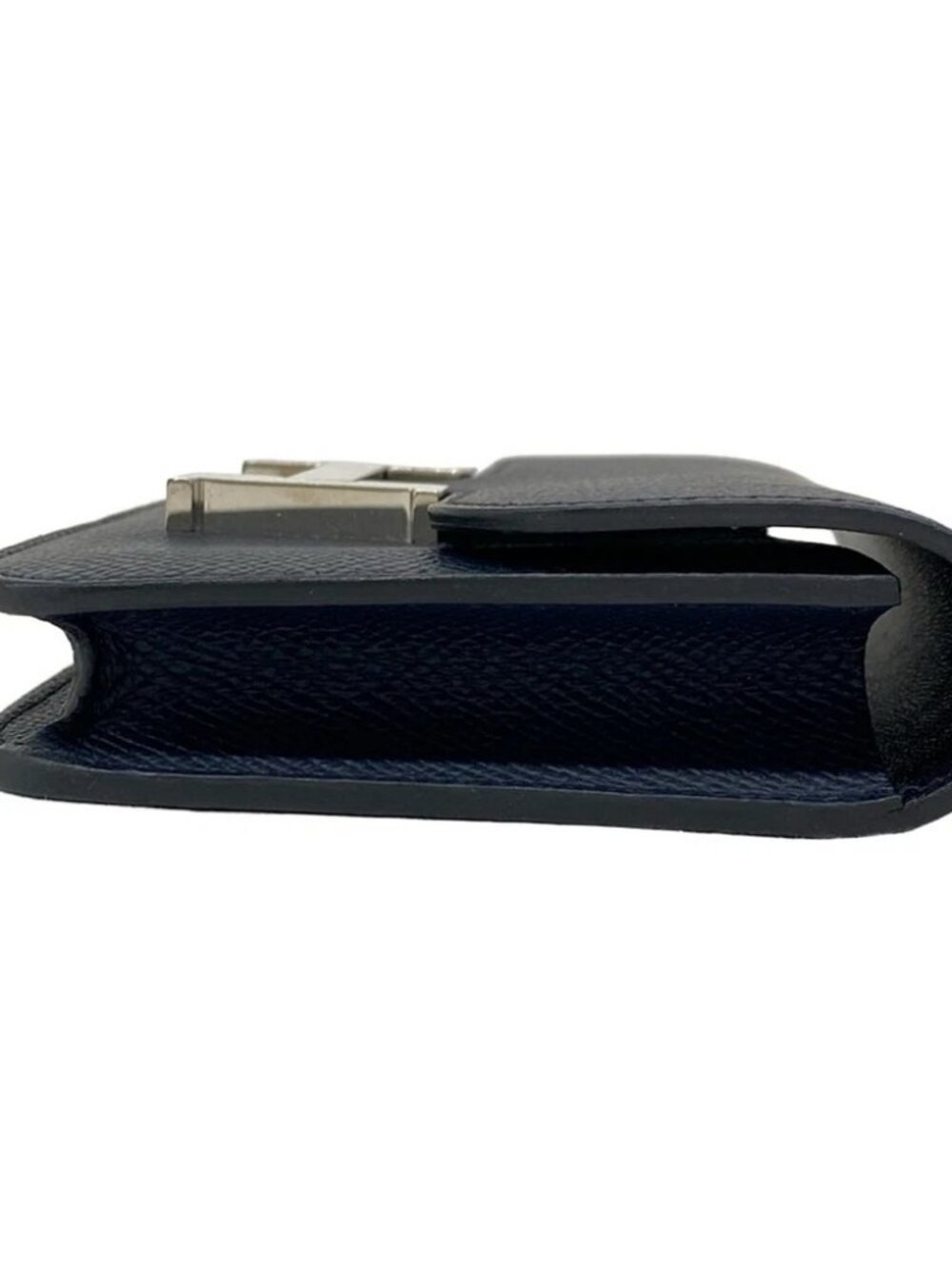HERMES Constance Slim Blue Indigo Veau Epsom B Other Style Wallet - Picture 10 of 13